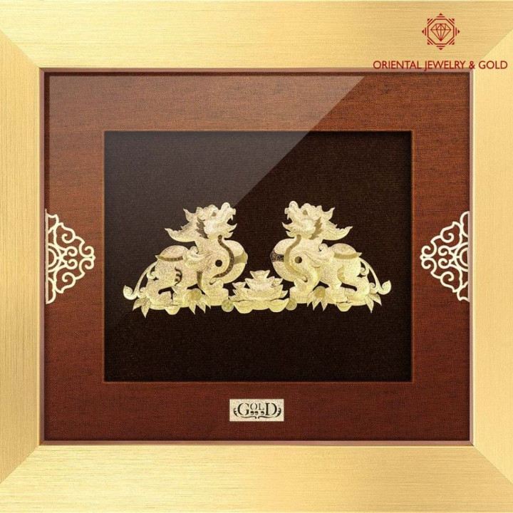 24K Gold Picture Frame - Luxury OJ GOLD Dcor and Gifts