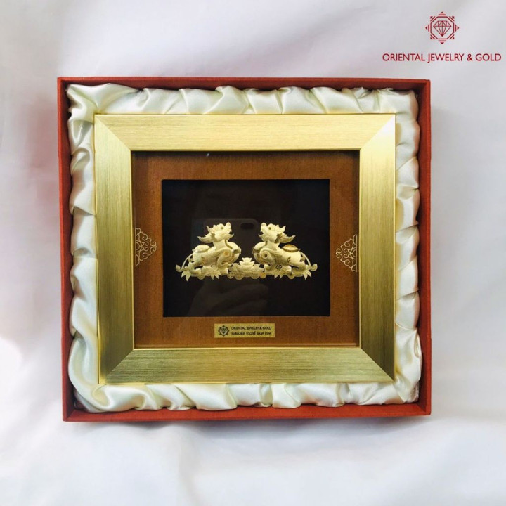 24K Gold Picture Frame - Luxury OJ GOLD Dcor and Gifts