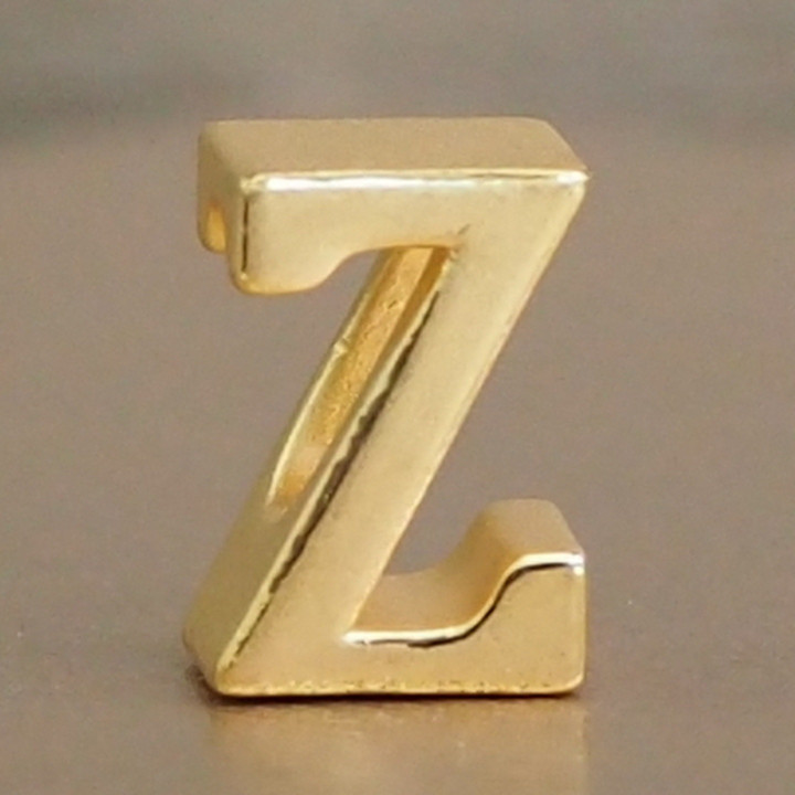 Anya Charm: Alphabet & Gold Initial Jewelry