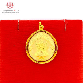 OJ GOLD Narayana Garuda Pendant - 90 Pure Gold