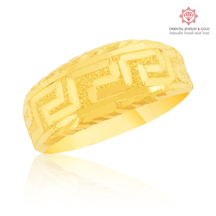 Authentic Gold Ring | 96.5 Purity, Hollow Design | OJ GOLD