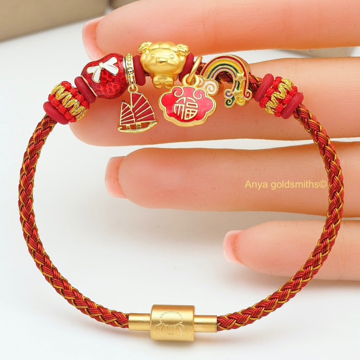 Genuine Gold Anya Charm - Year of the Goat (1/2 gram)