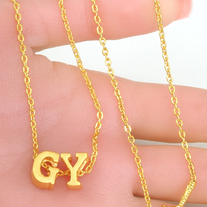 Anya Charm: Alphabet & Gold Initial Jewelry