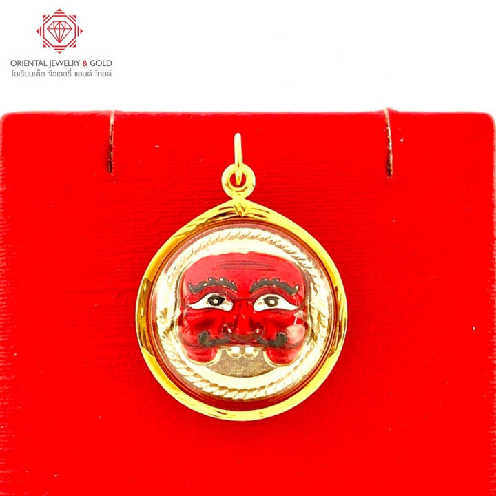 Pendentif OJ GOLD Phran Boon : Authentique Bouddha en or pur 90