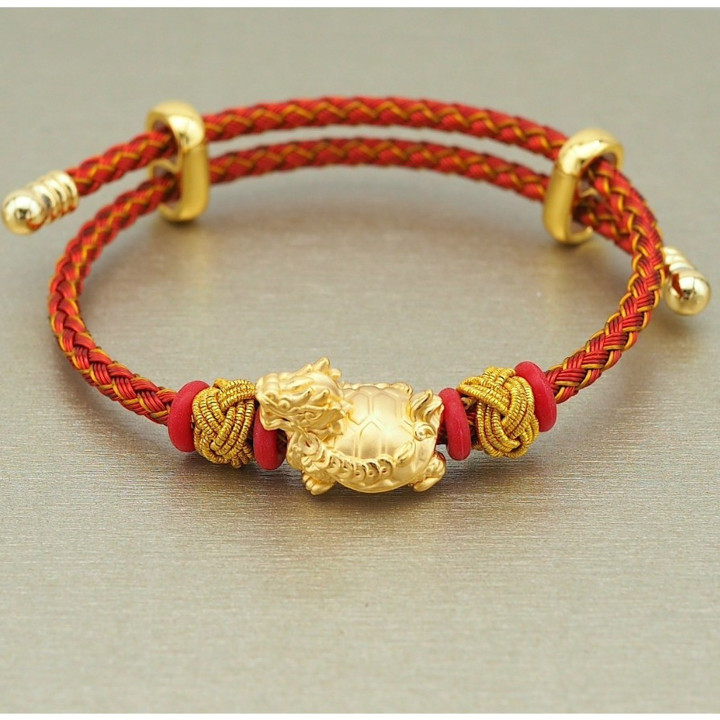 纯金安雅龙龟摆件 - 收藏珍品