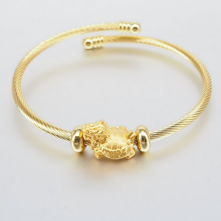 纯金安雅龙龟摆件 - 收藏珍品