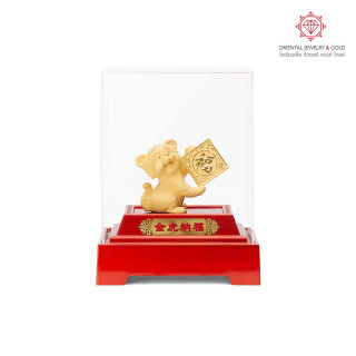 Pure Gold Plated Tiger Figurine | Home Decor and Gift