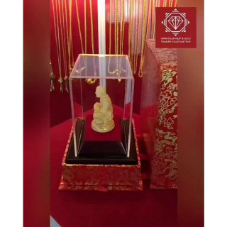 Gold Plated Luang Pu Thuad Amulet | Authentic and Blessed