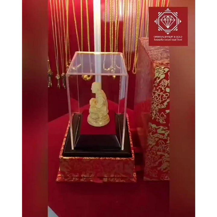 Gold Plated Luang Pu Thuad Amulet | Authentic and Blessed