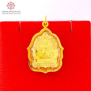 OJ GOLD Luang Phor Ruay Amulet: 2020 Edition - 90 Pure Gold
