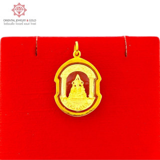 OJ GOLD Phra Phuttha Chinnarat Pendant (90 Pure Gold)