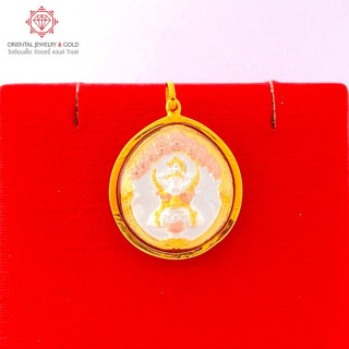 OJ GOLD Narayana Garuda Pendant (90 Pure Gold)