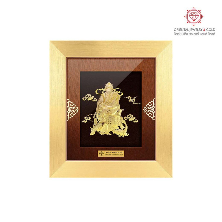 إطار صور من الذهب عيار 24 قيراطًا - تصميم كايشن، هدية وديكور منزلي