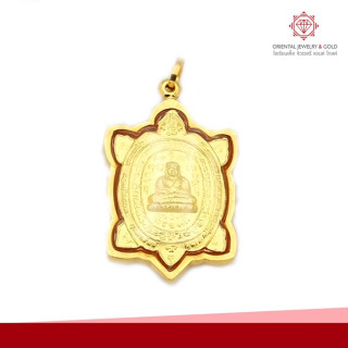 Luang Pu Liu 90 Gold Pendant - Waterproof, Certified