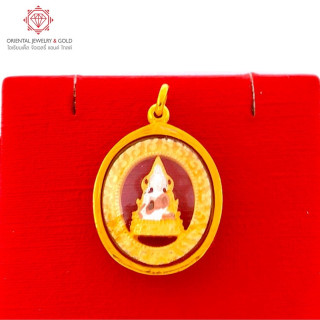 Authentic Phra Phuttha Chinnarat Gold Pendant (90 Pure)