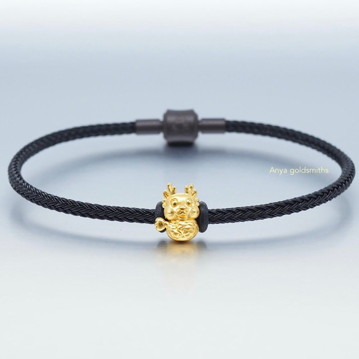 纯金安雅吊坠 | 龙年收藏品