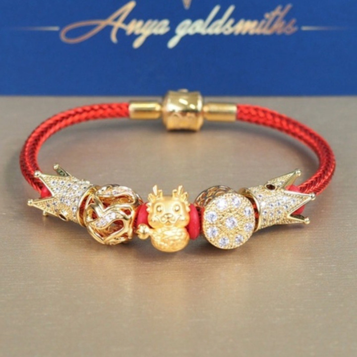 纯金安雅吊坠 | 龙年收藏品