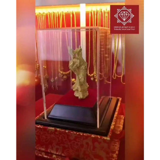 Pure Gold Plated Guan Yu Statue | OJ GOLD Collectible