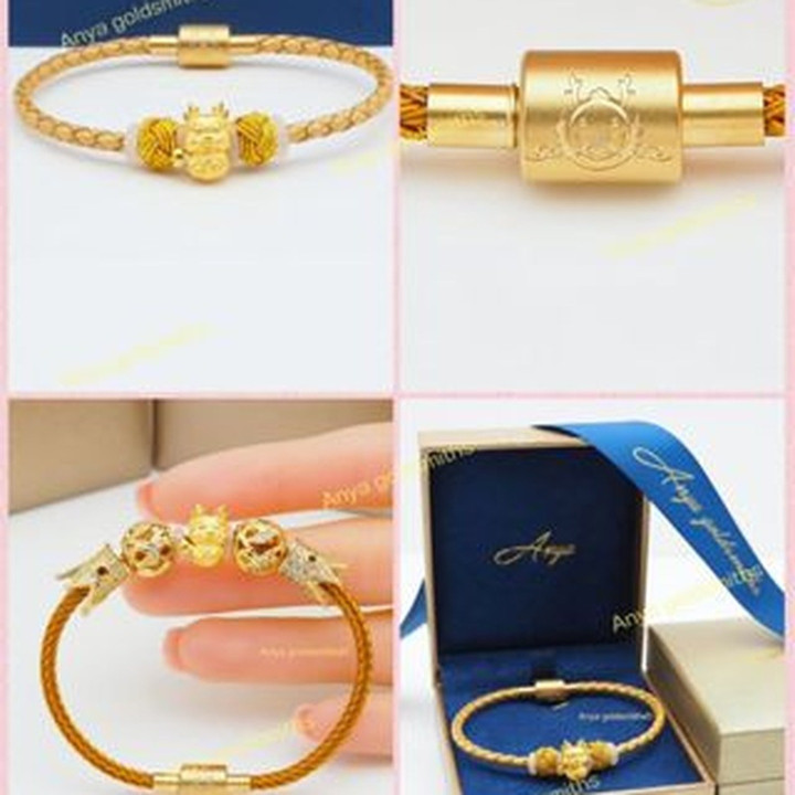 纯金安雅吊坠 | 龙年收藏品