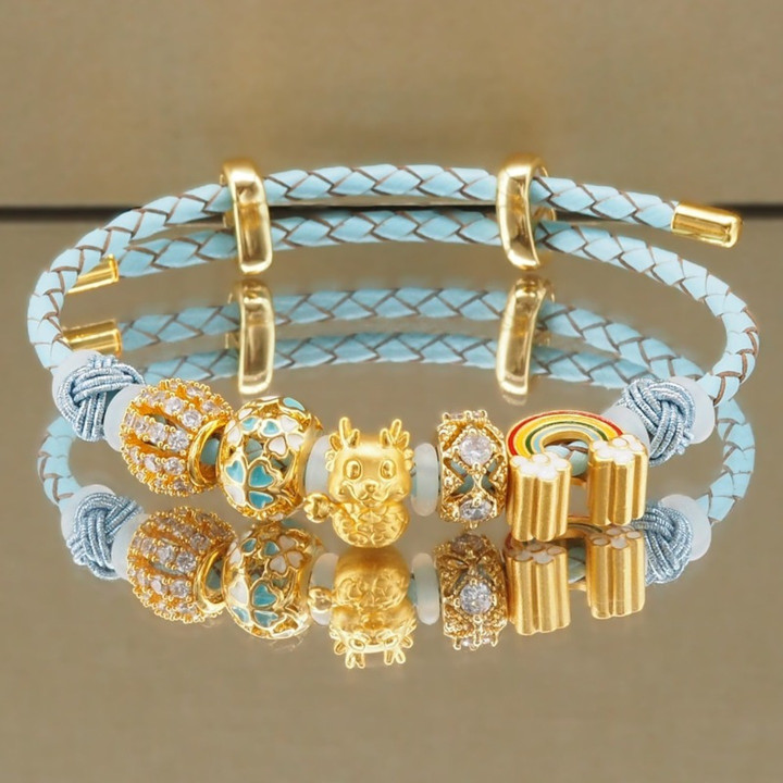 纯金安雅吊坠 | 龙年收藏品