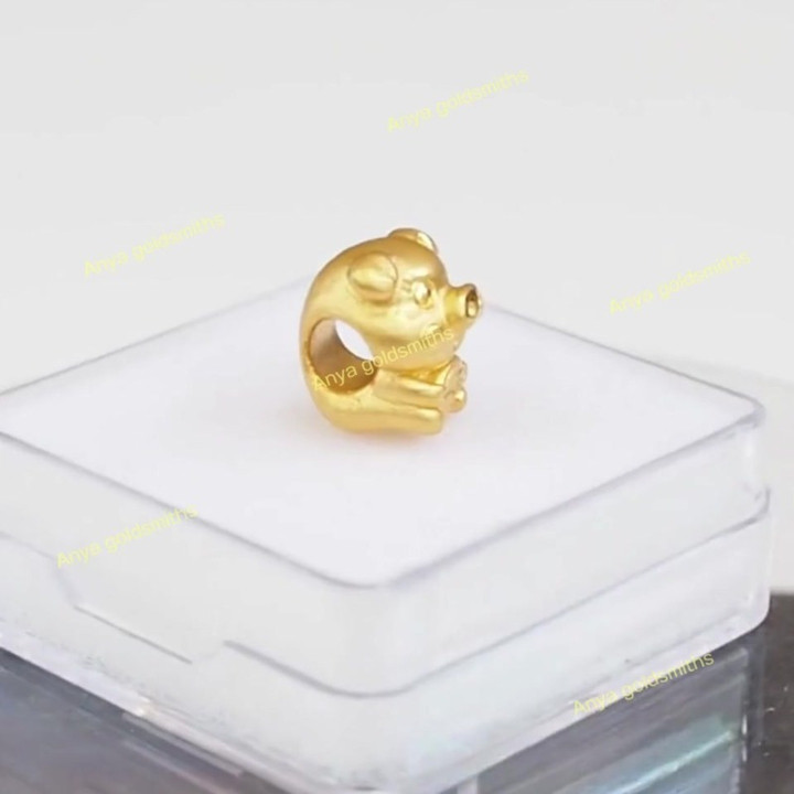 安雅幸运护身符：纯金小猪及金币