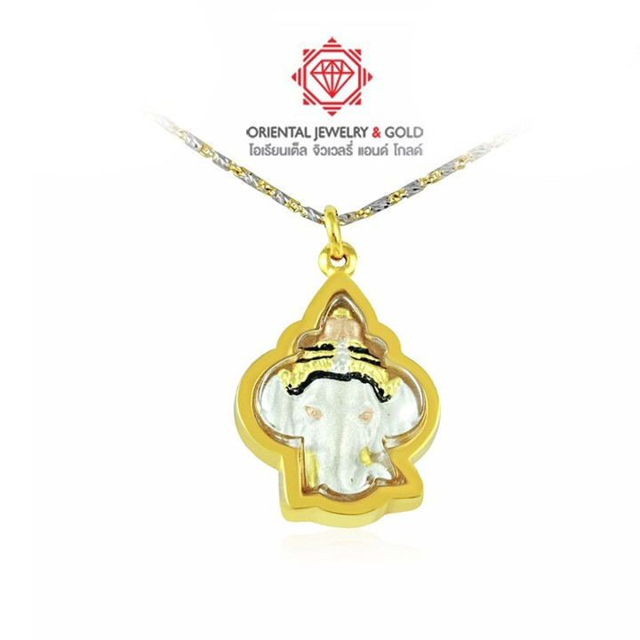 Ganesha-Anhänger aus reinem Gold | OJ GOLD | 90er Gold