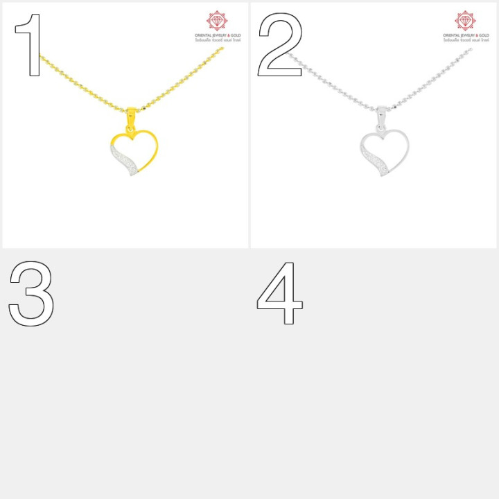 OJ GOLD Diamond Pendant: Genuine Diamond, 100 Pure Gold