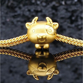 Lucky Anya Ox Charm | 99.9% Pure Gold (48 characters)