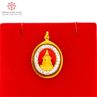 قلادة OJ GOLD Phra Phuttha Chinnarat - 90 ذهب خالص