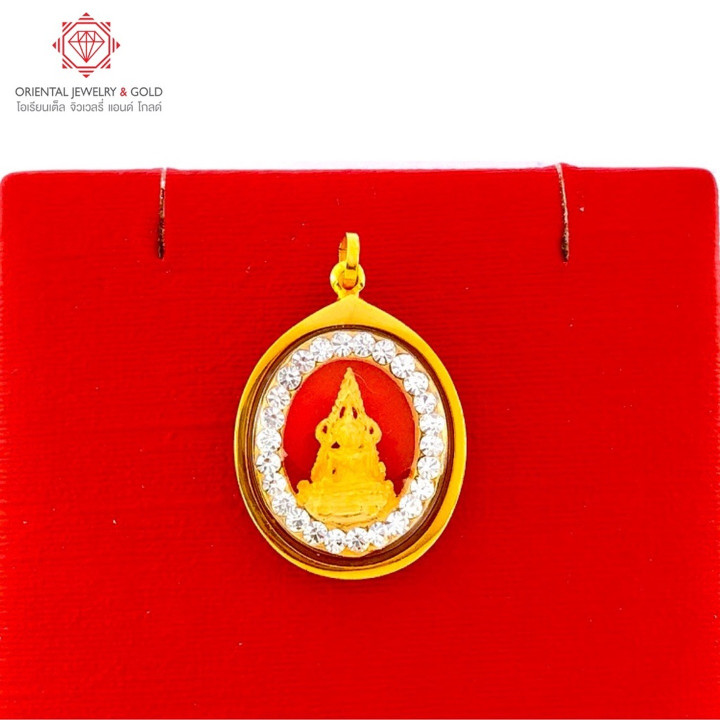 قلادة OJ GOLD Phra Phuttha Chinnarat - 90 ذهب خالص