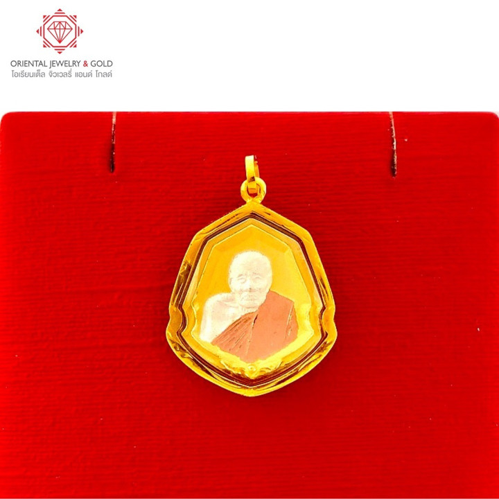 Pendentif OJ GOLD Luang Pu Thuad (Or pur 90)