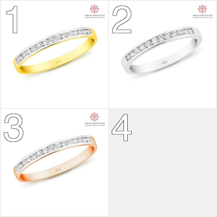 Genuine Diamond and Gold Eternity Ring | OJ GOLD Jewelry