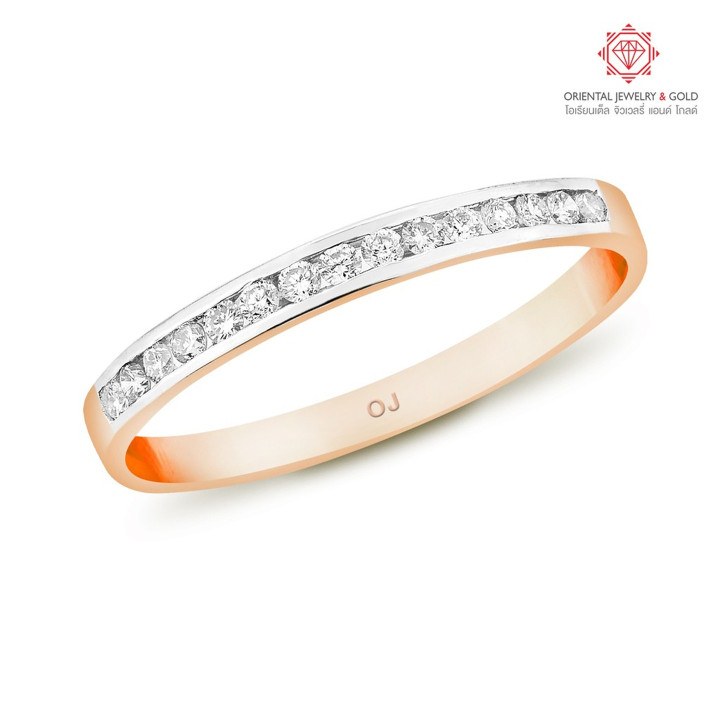Genuine Diamond and Gold Eternity Ring | OJ GOLD Jewelry