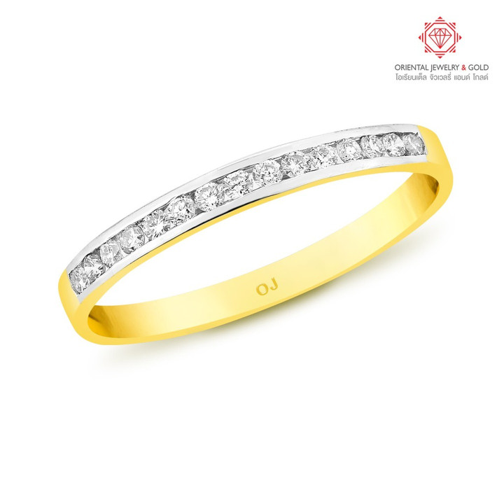 Genuine Diamond and Gold Eternity Ring | OJ GOLD Jewelry