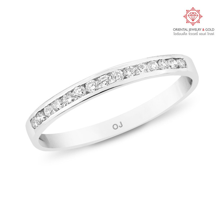 Genuine Diamond and Gold Eternity Ring | OJ GOLD Jewelry