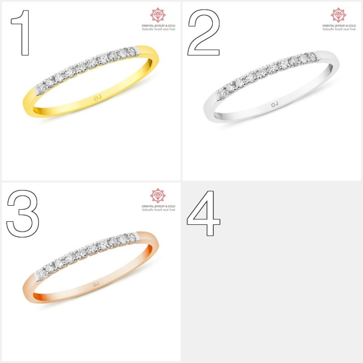 OJ GOLD Diamond Ring: 100 Clarity, Pure Gold and Warranty