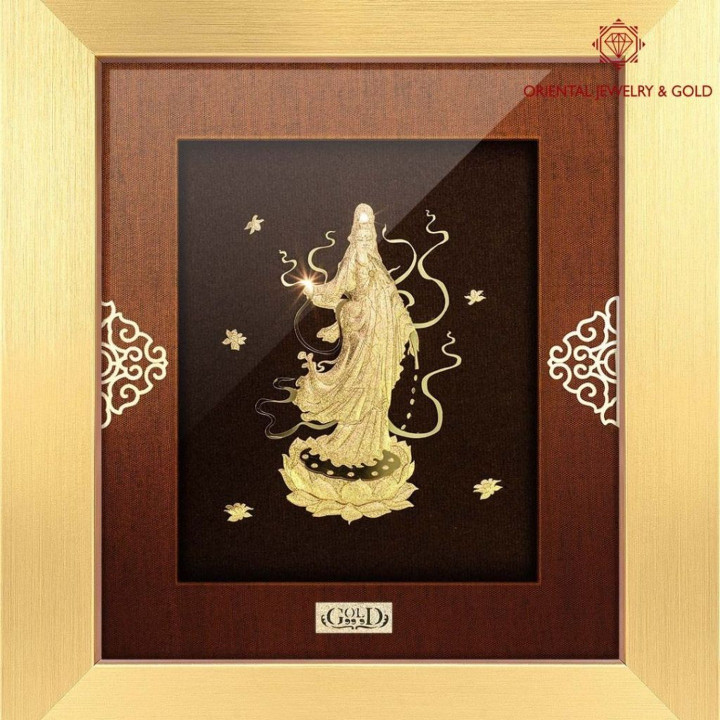 Bilderrahmen aus reinem Gold | OJ GOLD 99,99 | Geschenkidee und Wohnaccessoires