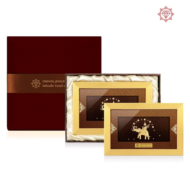 Bilderrahmen aus reinem Gold | OJ GOLD 99,99 | Geschenkidee und Wohnaccessoires