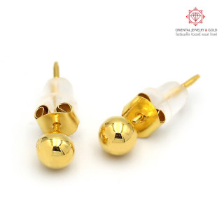 OJ GOLD 90 Pure Gold Earrings - Smooth and Resalable