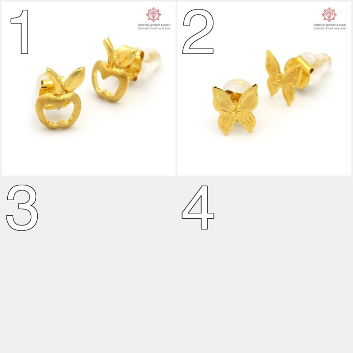 OJ GOLD 90纯金耳环 - VIP品质和转售价值