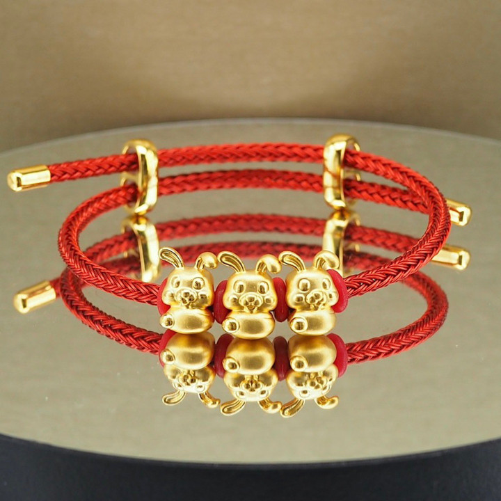 兔年安雅吊坠 - .999金吊坠