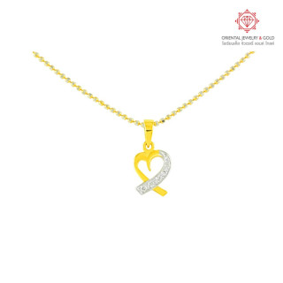 OJ GOLD Diamond Pendant | 10k Solid Gold and Certified Diamond