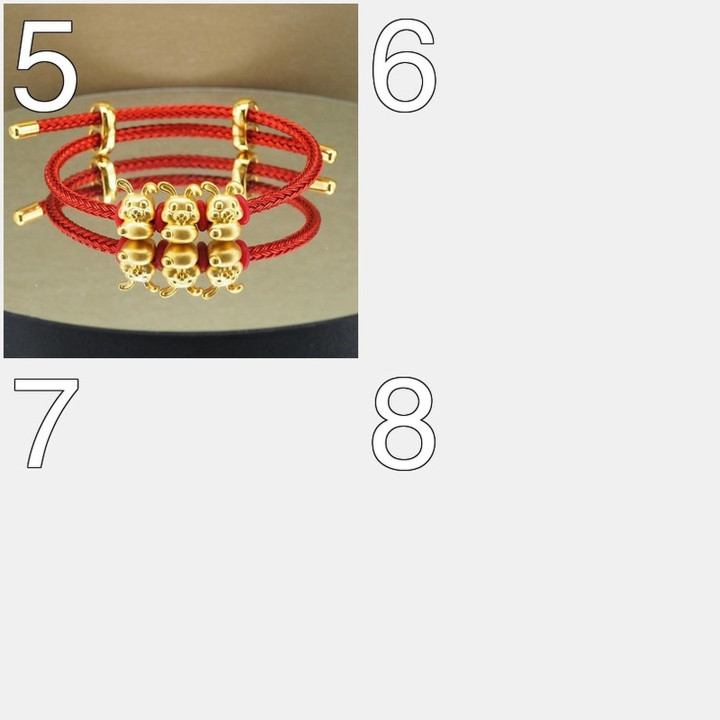 兔年安雅吊坠 - .999金吊坠