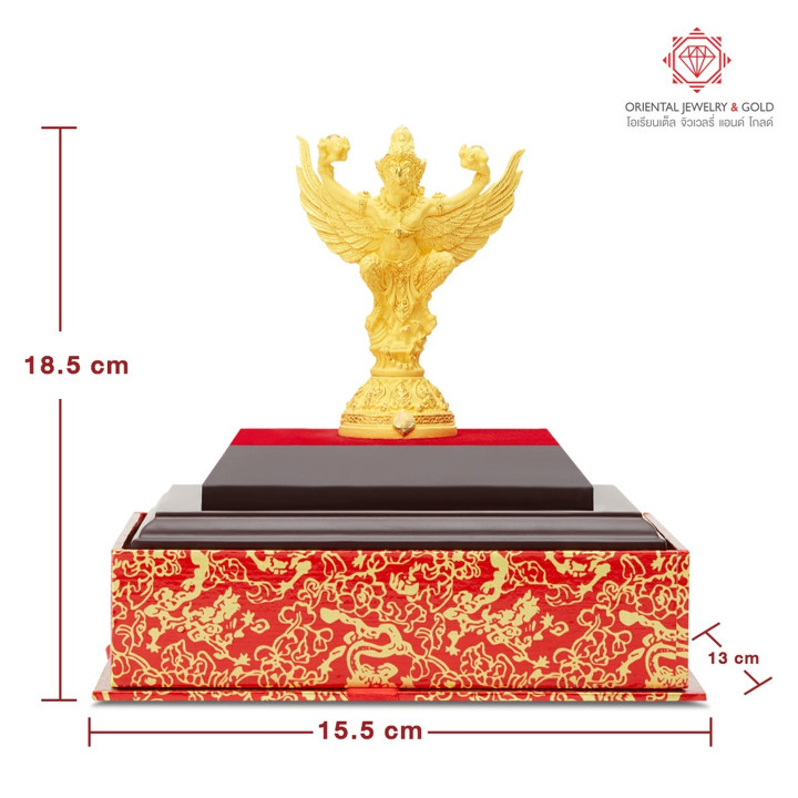 Amulette Garuda plaquée or | OJ GOLD, pure et élégante