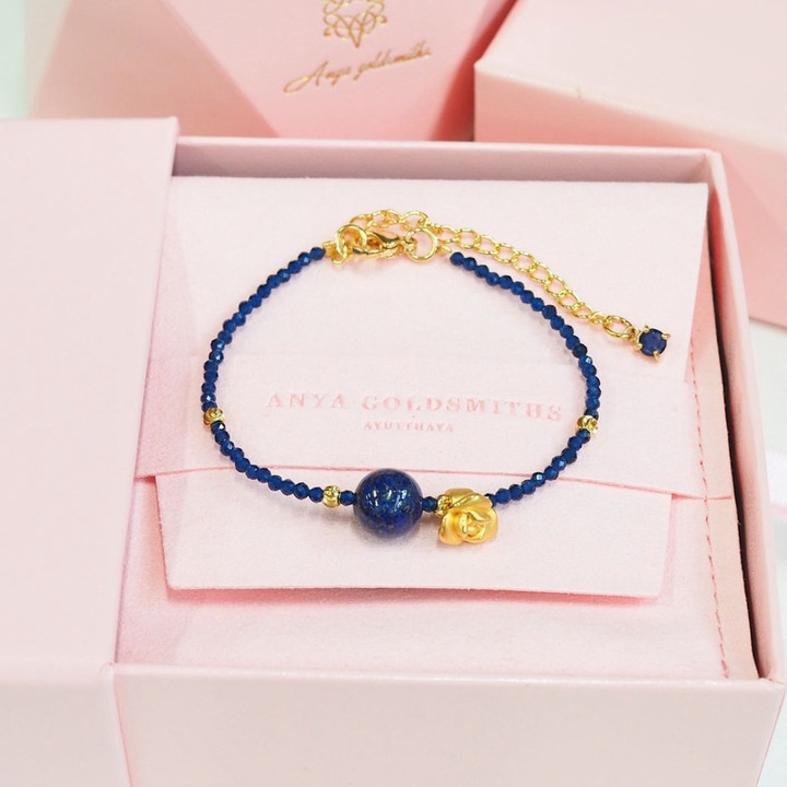 玫瑰金 Anya 吊坠 | 99.9% 纯金