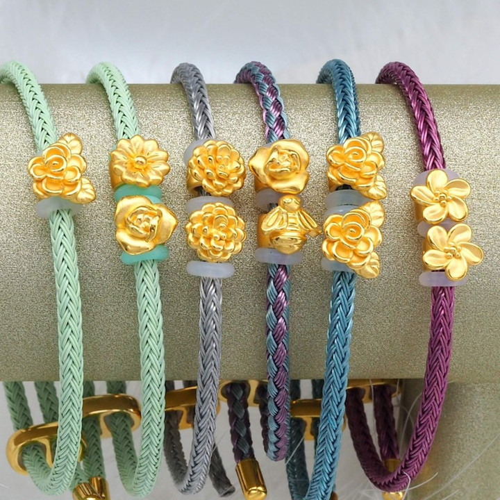 玫瑰金 Anya 吊坠 | 99.9% 纯金