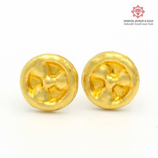 Genuine Gold Windmill Earrings (0.6g, 96.5 Pure)