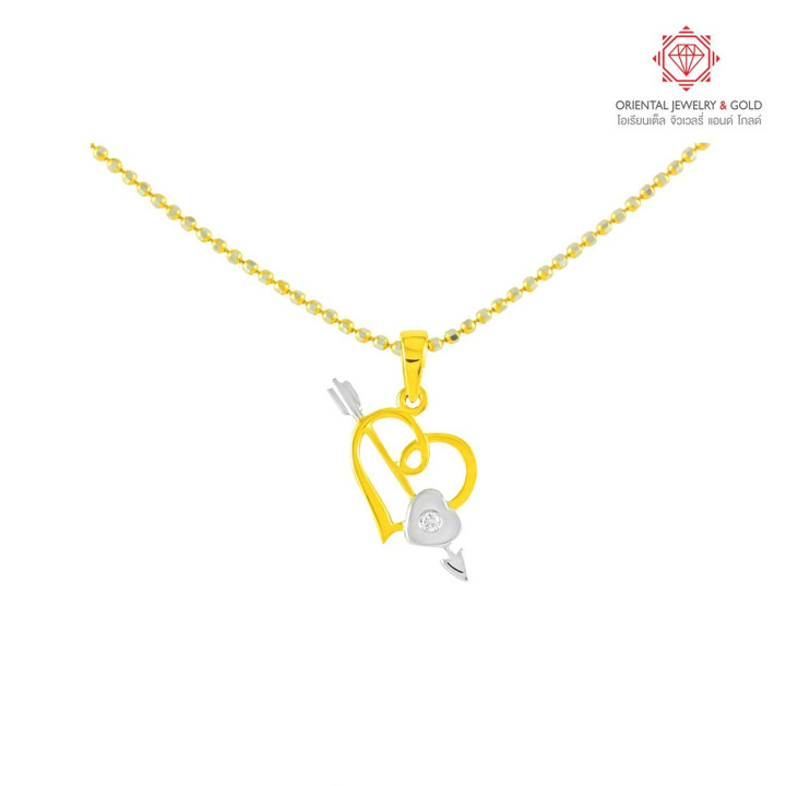 OJ GOLD Diamond Pendant | 10K Solid Gold and Certified Diamonds