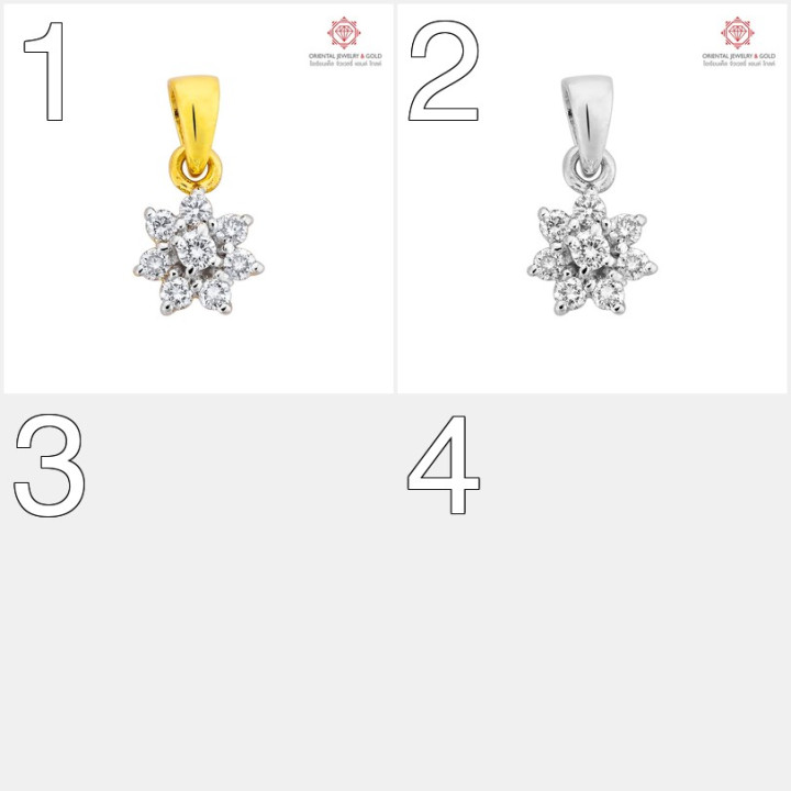 قلادة ألماس من الذهب الخالص - ذهب عيار 10 قيراط، ألماس أصلي