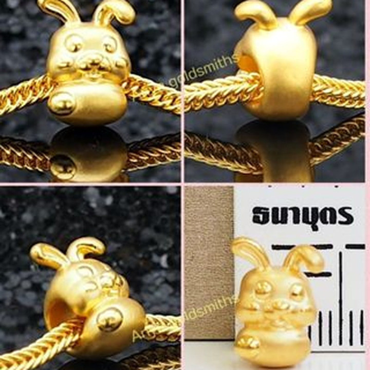 兔年安雅吊坠 - .999金吊坠